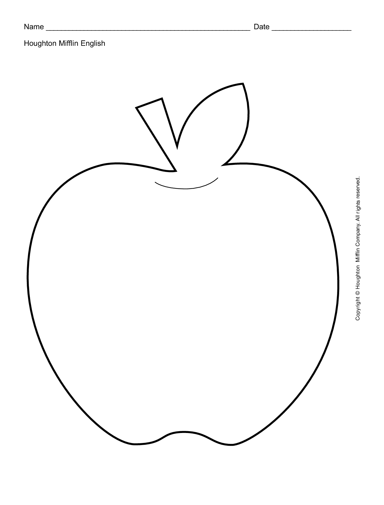 Popular Apple Print Out Free Printable Coloring Pages For Kids  838