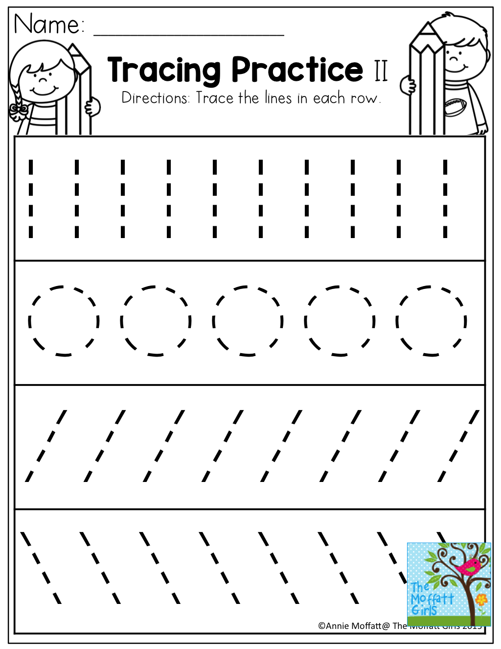 Pre K Tracing Worksheets Free Worksheets For All