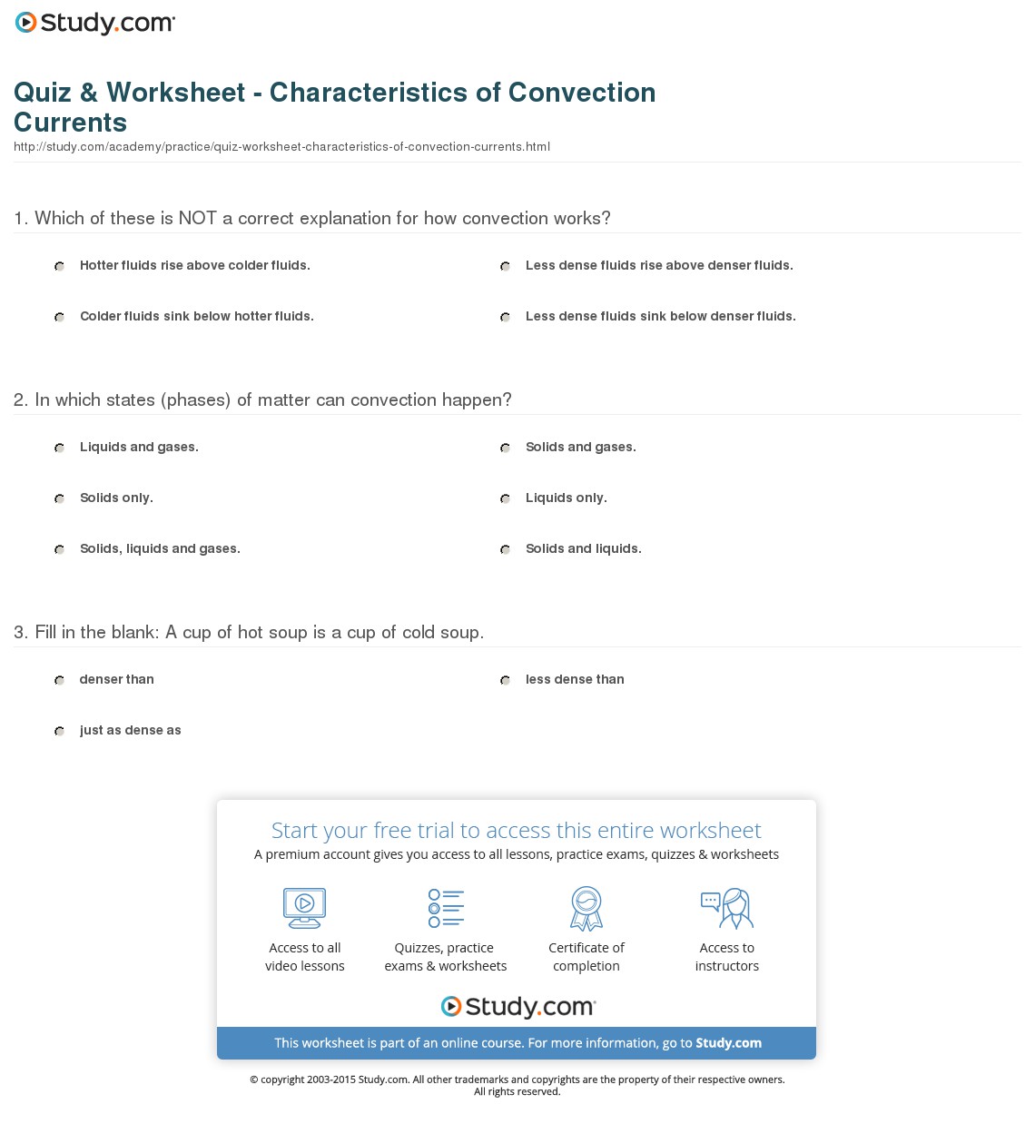 Quiz & Worksheet