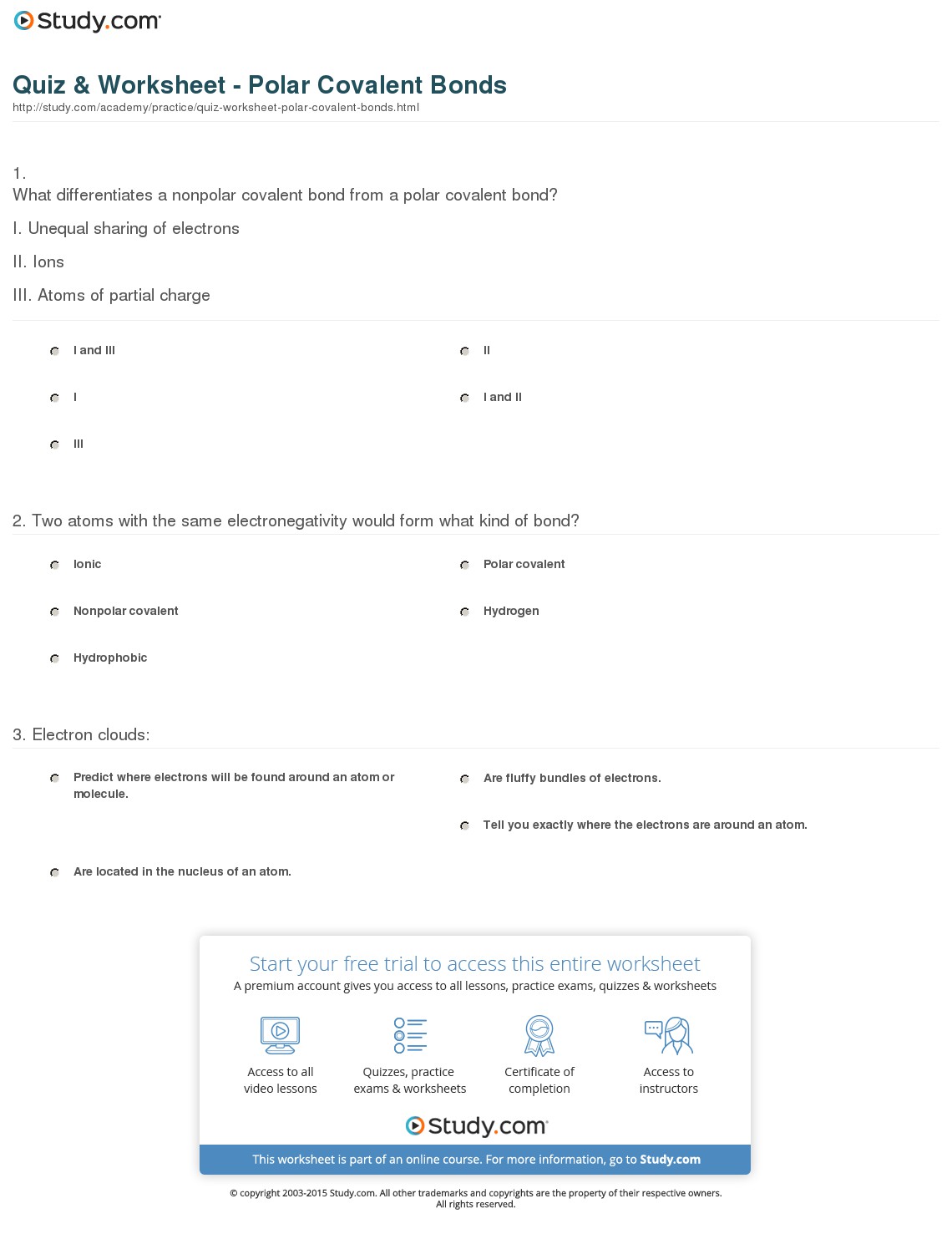 Quiz & Worksheet