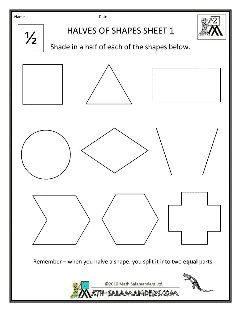 Symmetry Worksheets For Kindergarten