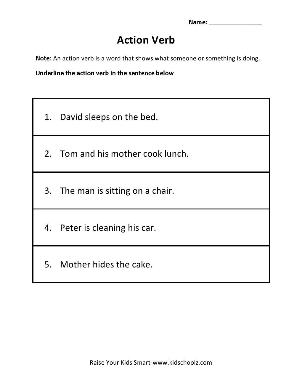 Verb Exercises For Kindergarten Activities Irregular Past Tense