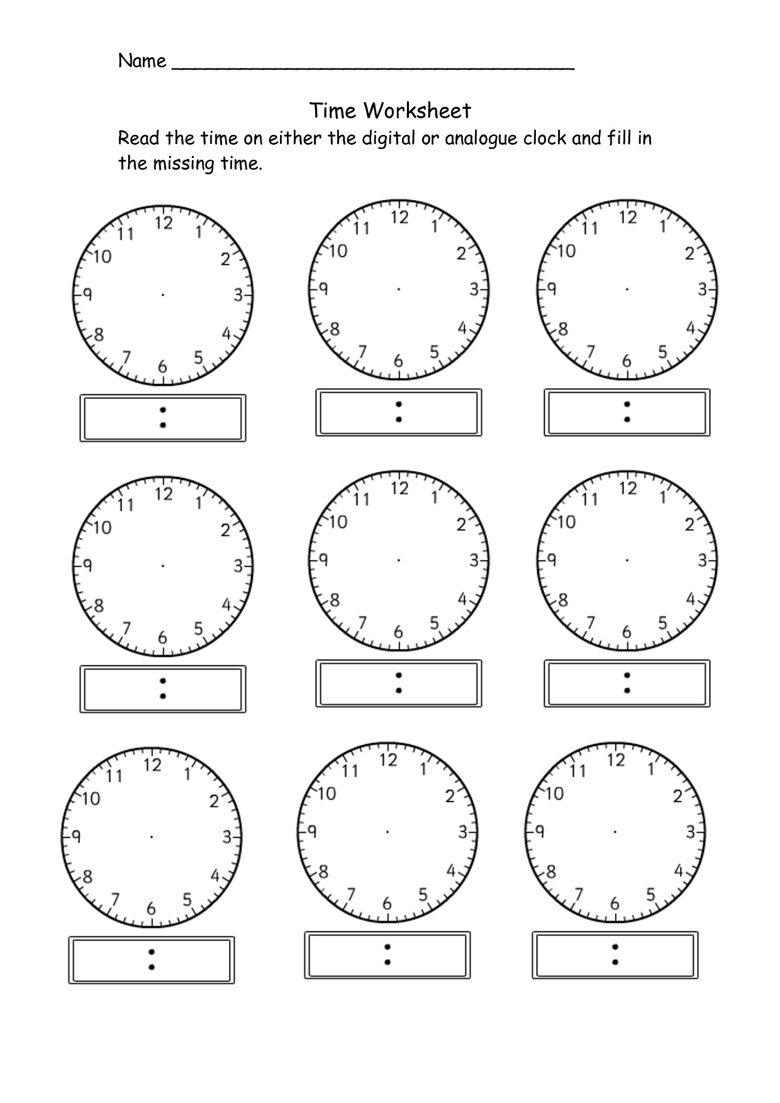 Worksheet  Blank Clock Worksheets  Grass Fedjp Worksheet Study Site