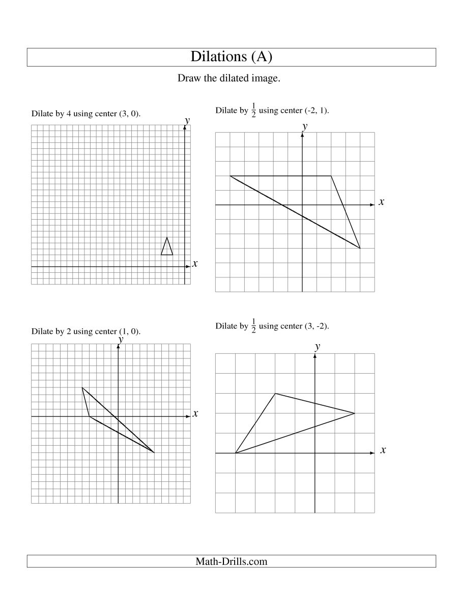 Worksheet  Dilations Practice Worksheet  Grass Fedjp Worksheet