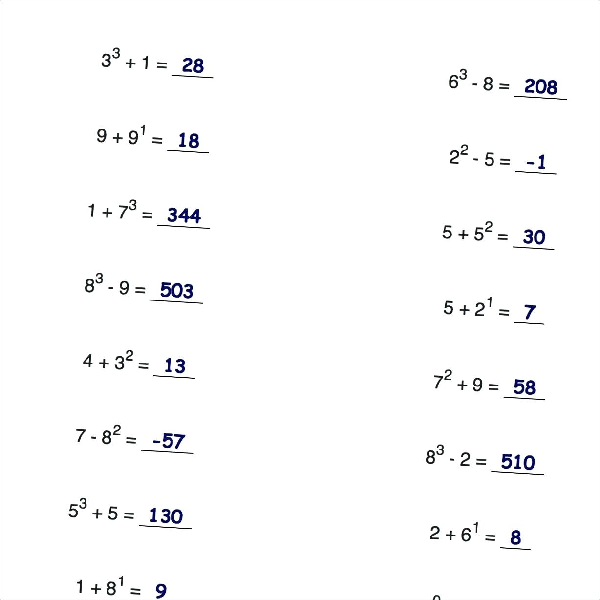 Worksheet  Exponent Laws Worksheets This Simple Lesson Introduces