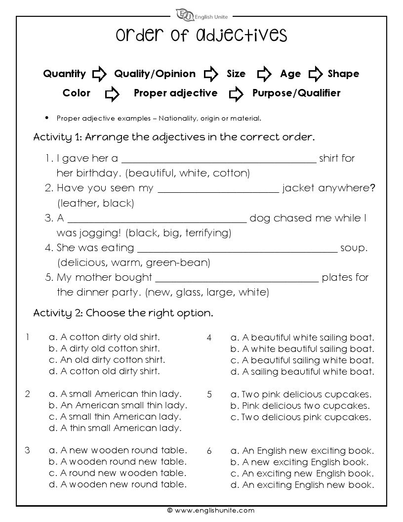 Worksheet  Identifying Adjectives Worksheet  Grass Fedjp Worksheet