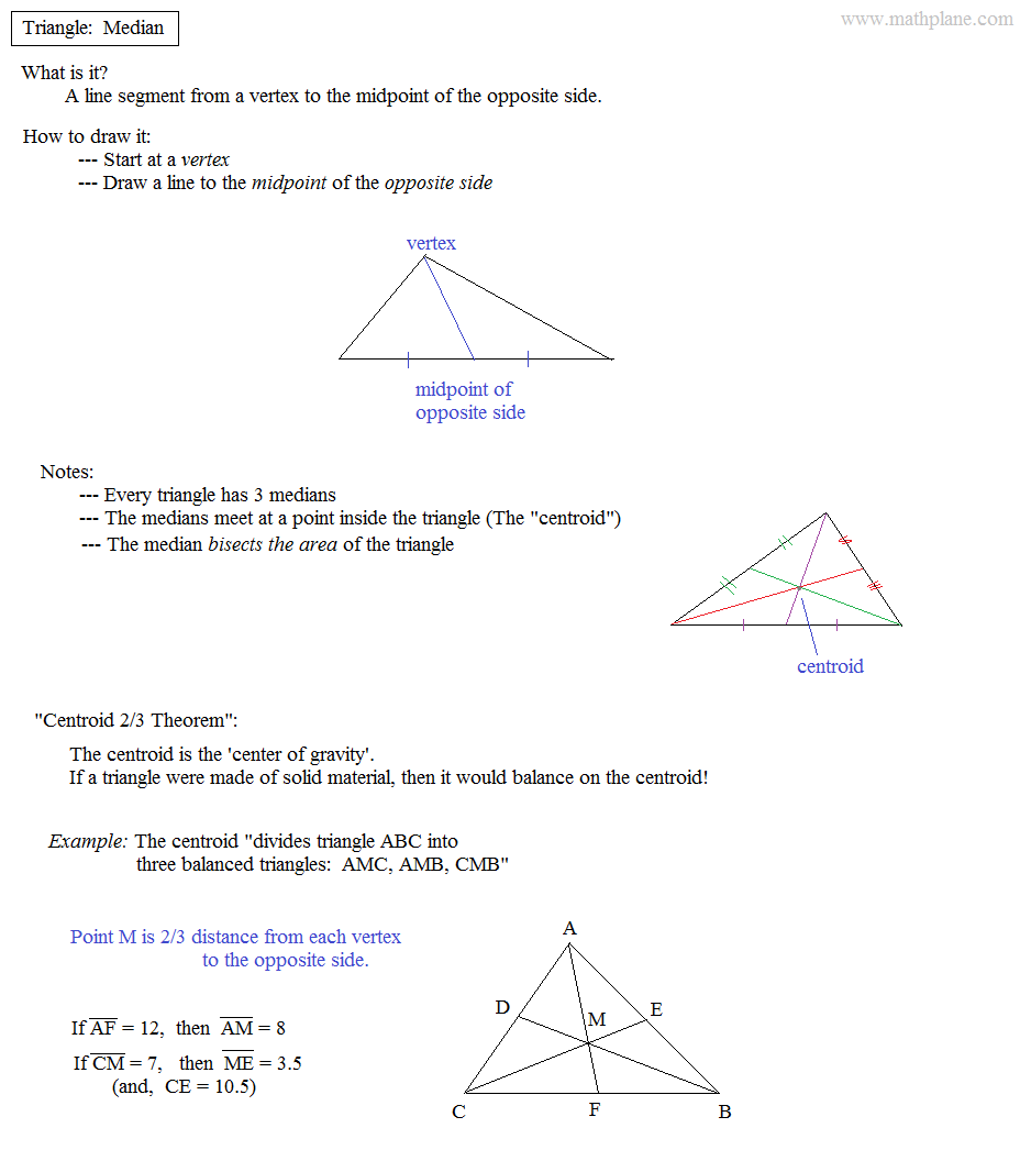 Worksheet  Medians Of A Triangle Worksheet  Grass Fedjp Worksheet