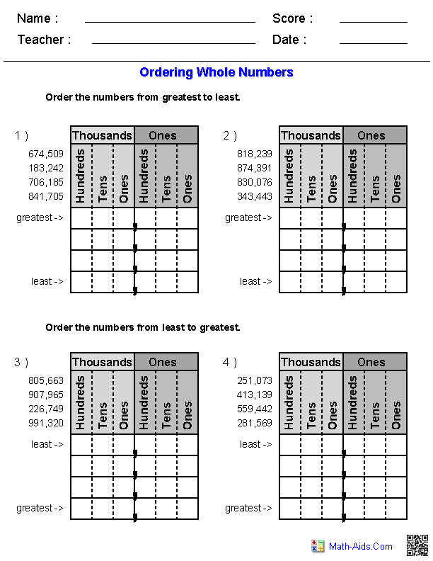 Worksheets For All
