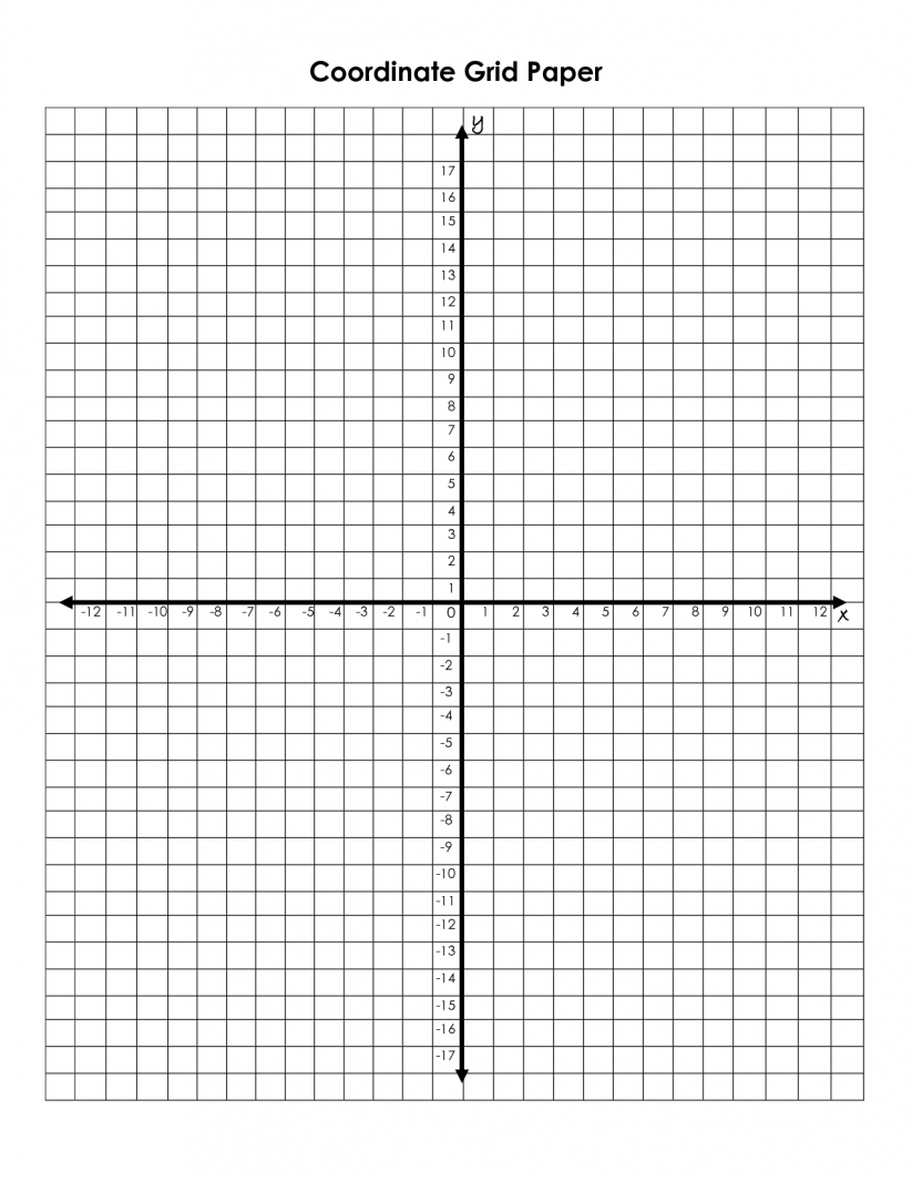 4 Quadrant Coordinate Grid Worksheets Worksheets For All