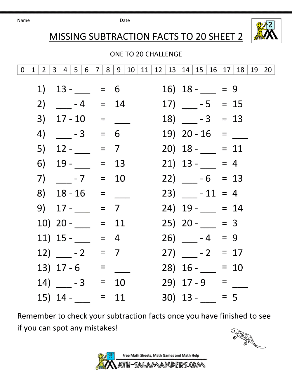 5+ Math Worksheets For 2nd Graders