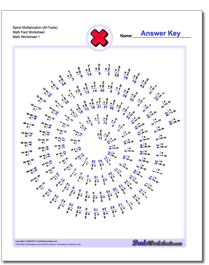 804 Multiplication Worksheets For You To Print Right Now