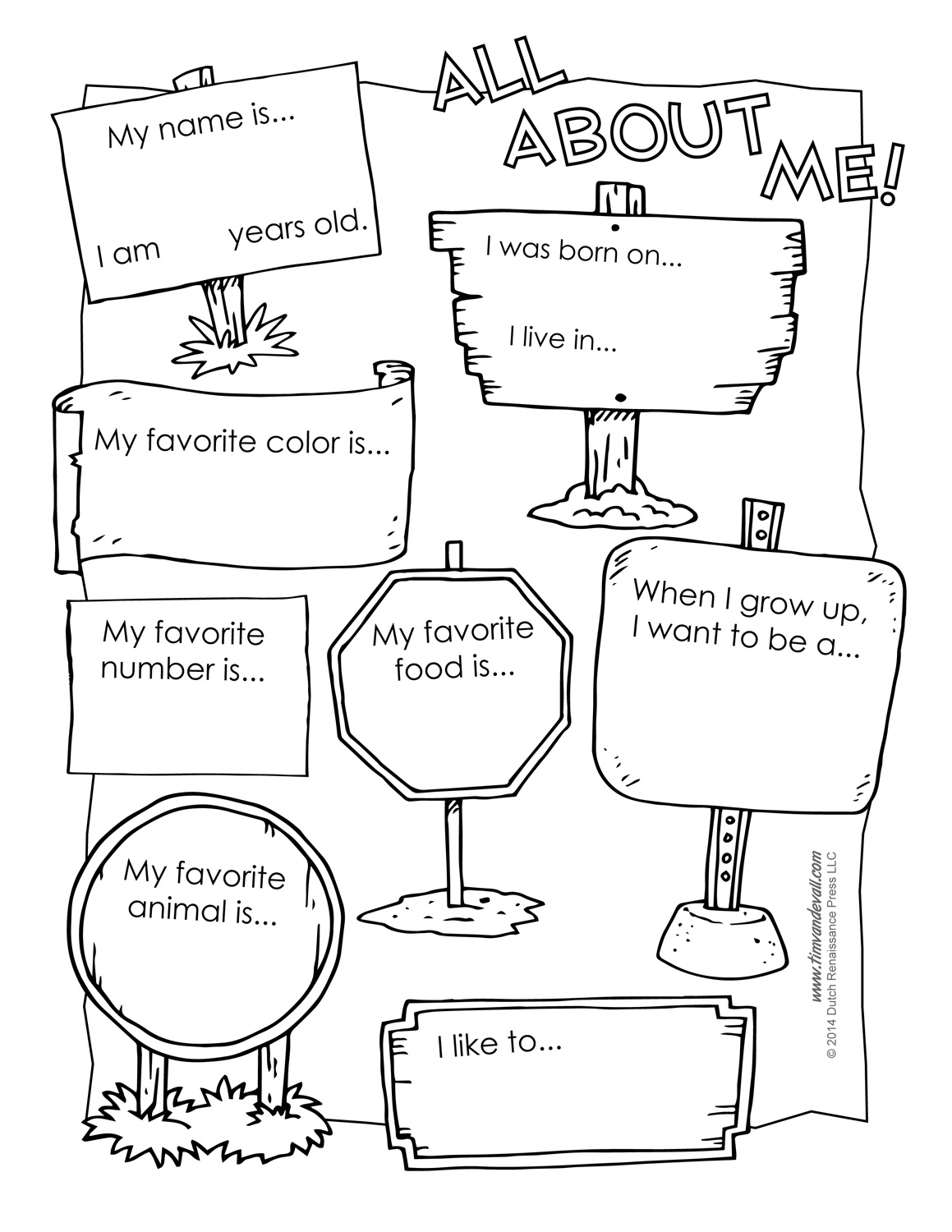 About Me Templates