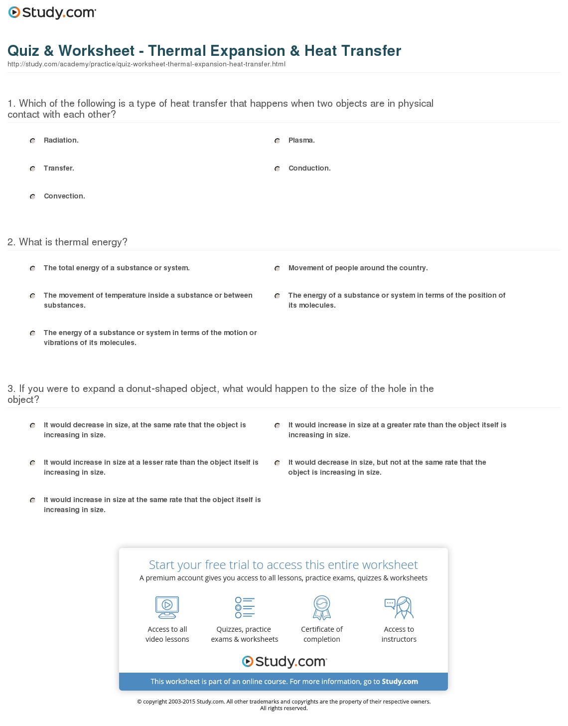 Bill Nye Heat Transfer Worksheet Answers
