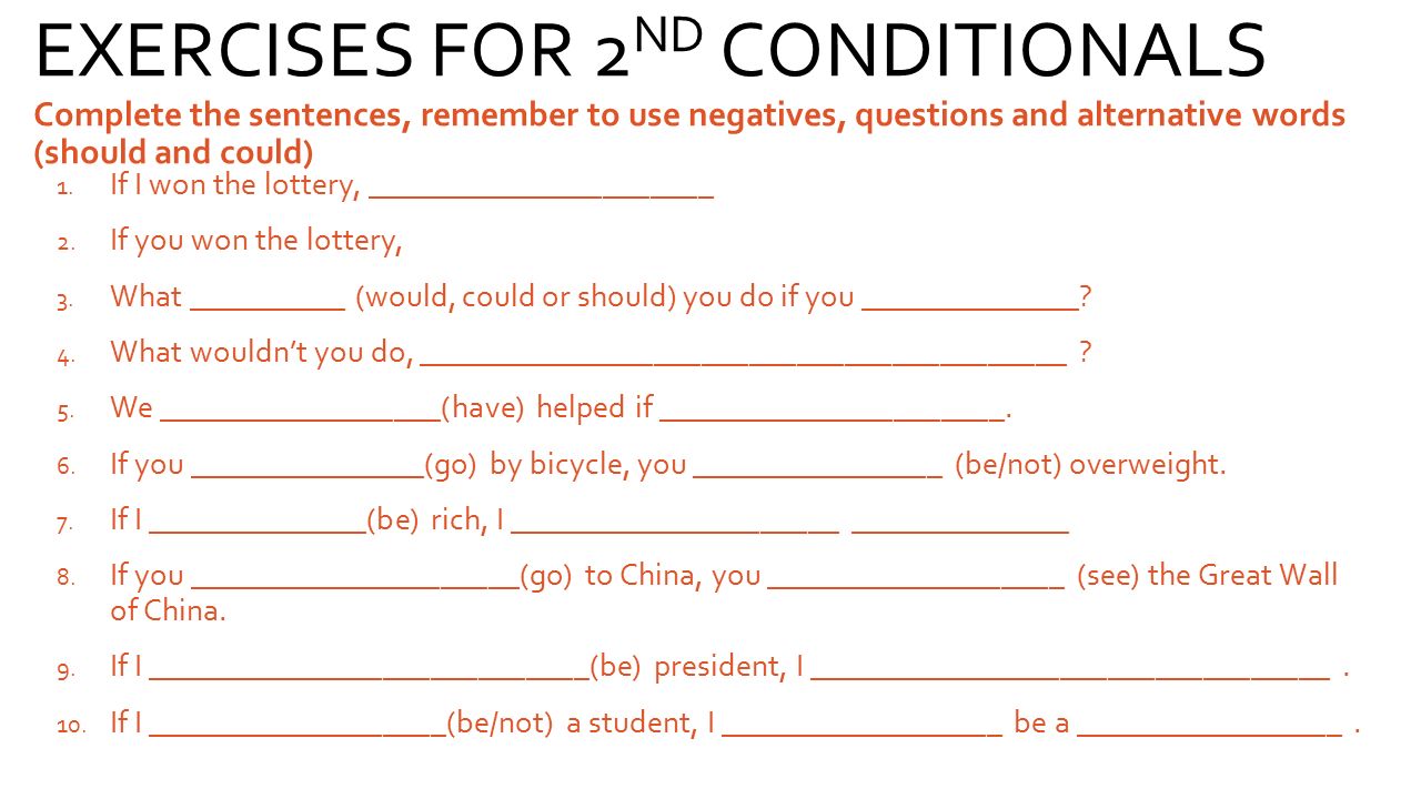 Conditionals 3 Part Lesson