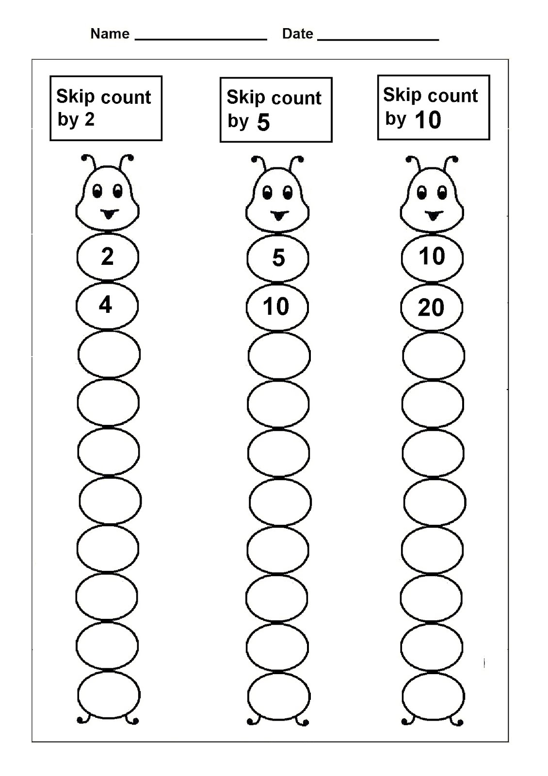 Counting By 2s Worksheets Worksheets For All