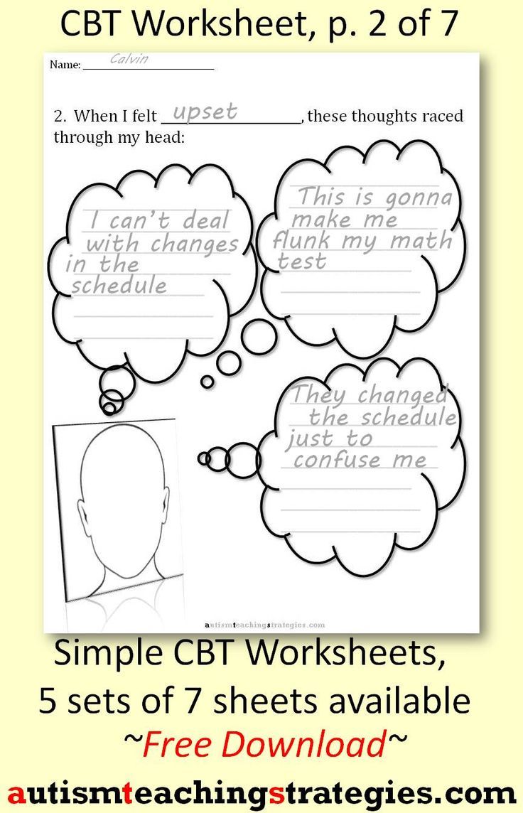 David Burns Cognitive Distortions Worksheet