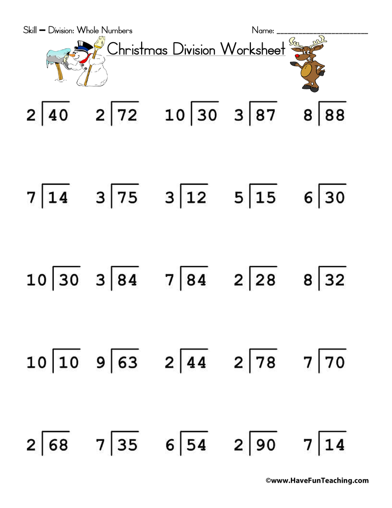 Excellent Christmas Worksheets For Fourth Grade Images