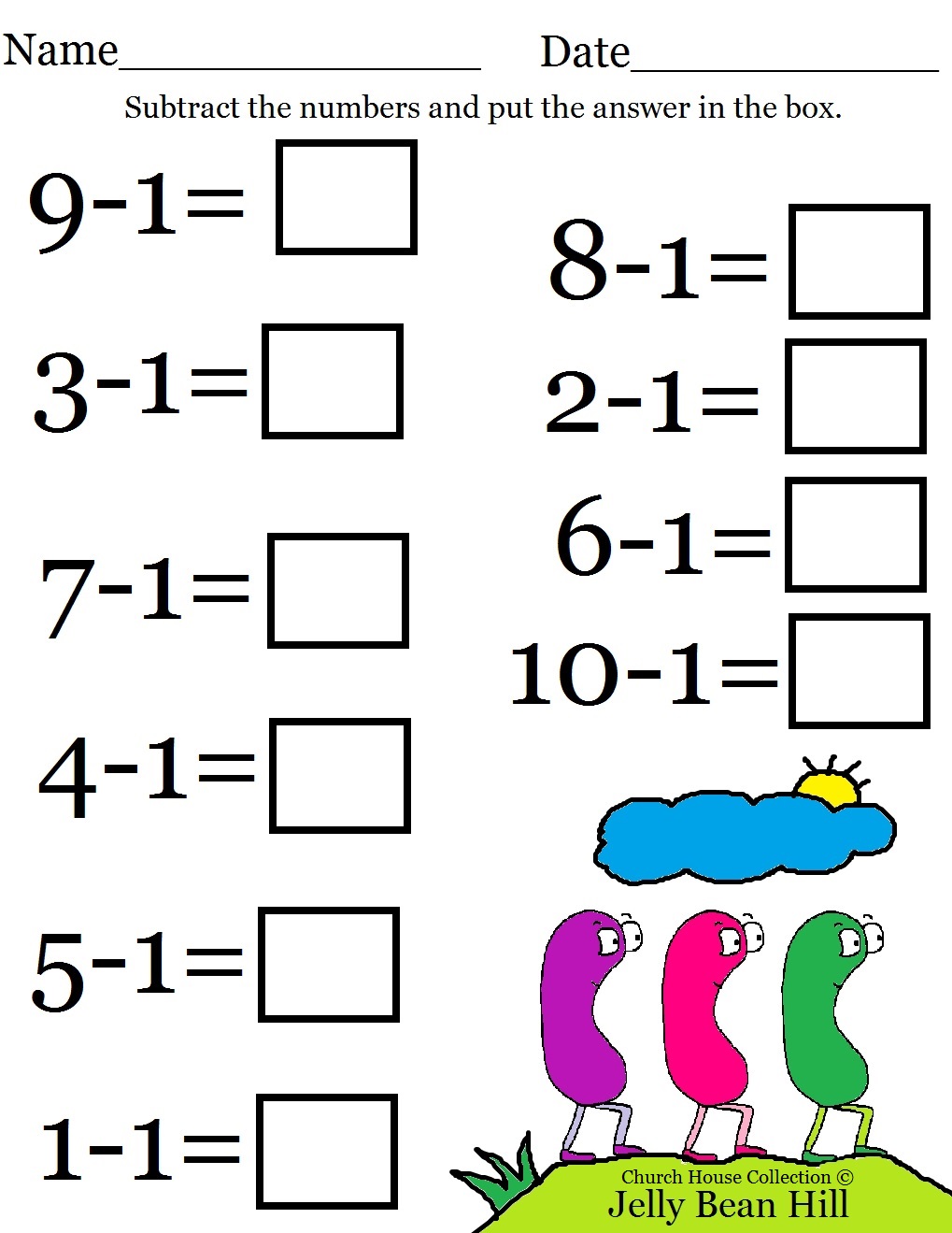 Free Printable Math Worksheets For Kindergarten Addition And