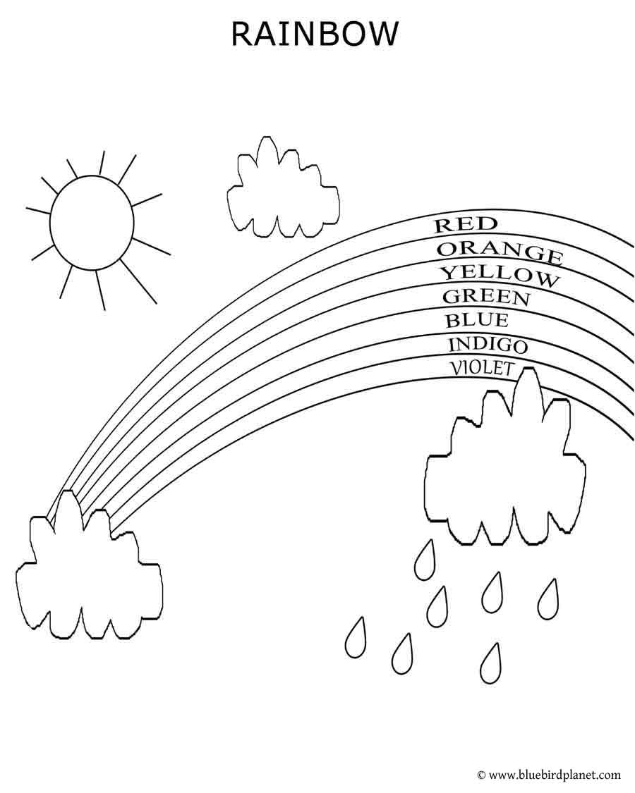 Free Printable Worksheet  Coloring Pages  Color The Rainbow  Learn
