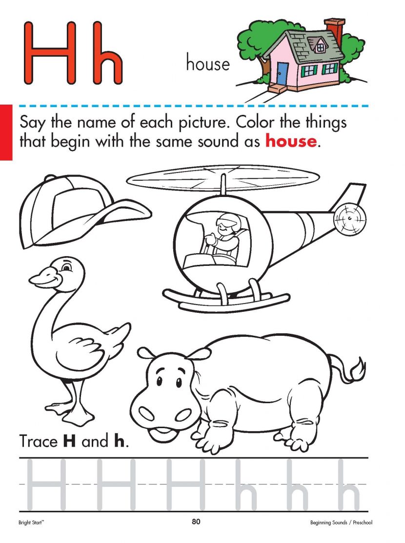 H Sound Worksheets Worksheets For All