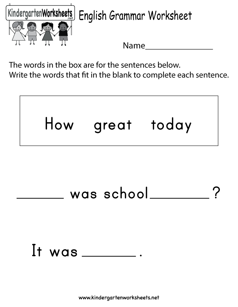 Kindergarten Best Solutions Of Nouns And Verbs Worksheets For