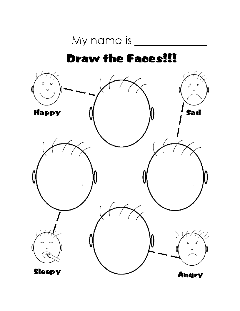 Social Emotional Learning Free Printable Feelings Worksheets Pdf