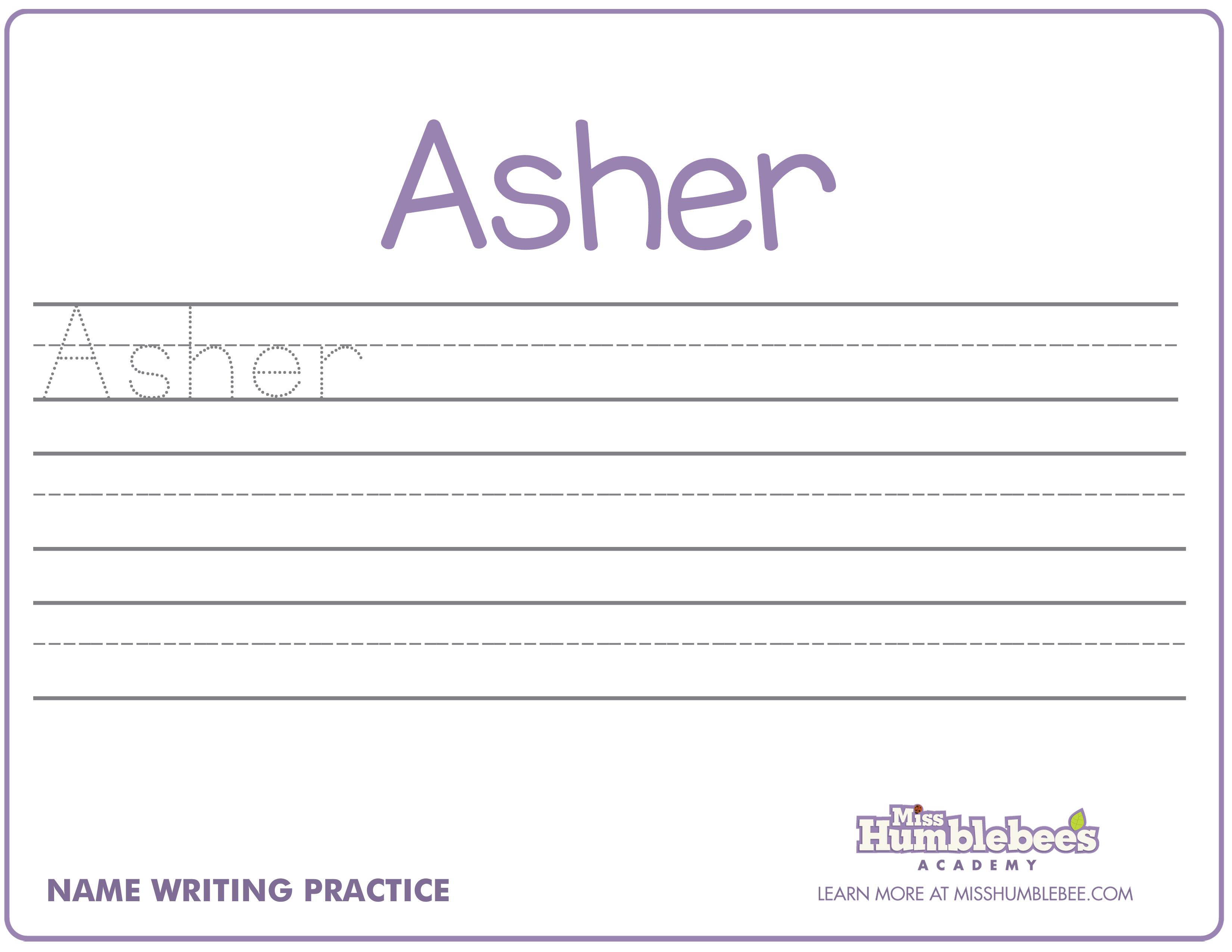 Kindergarten Handwriting Worksheets For Kindergarten Names, Name
