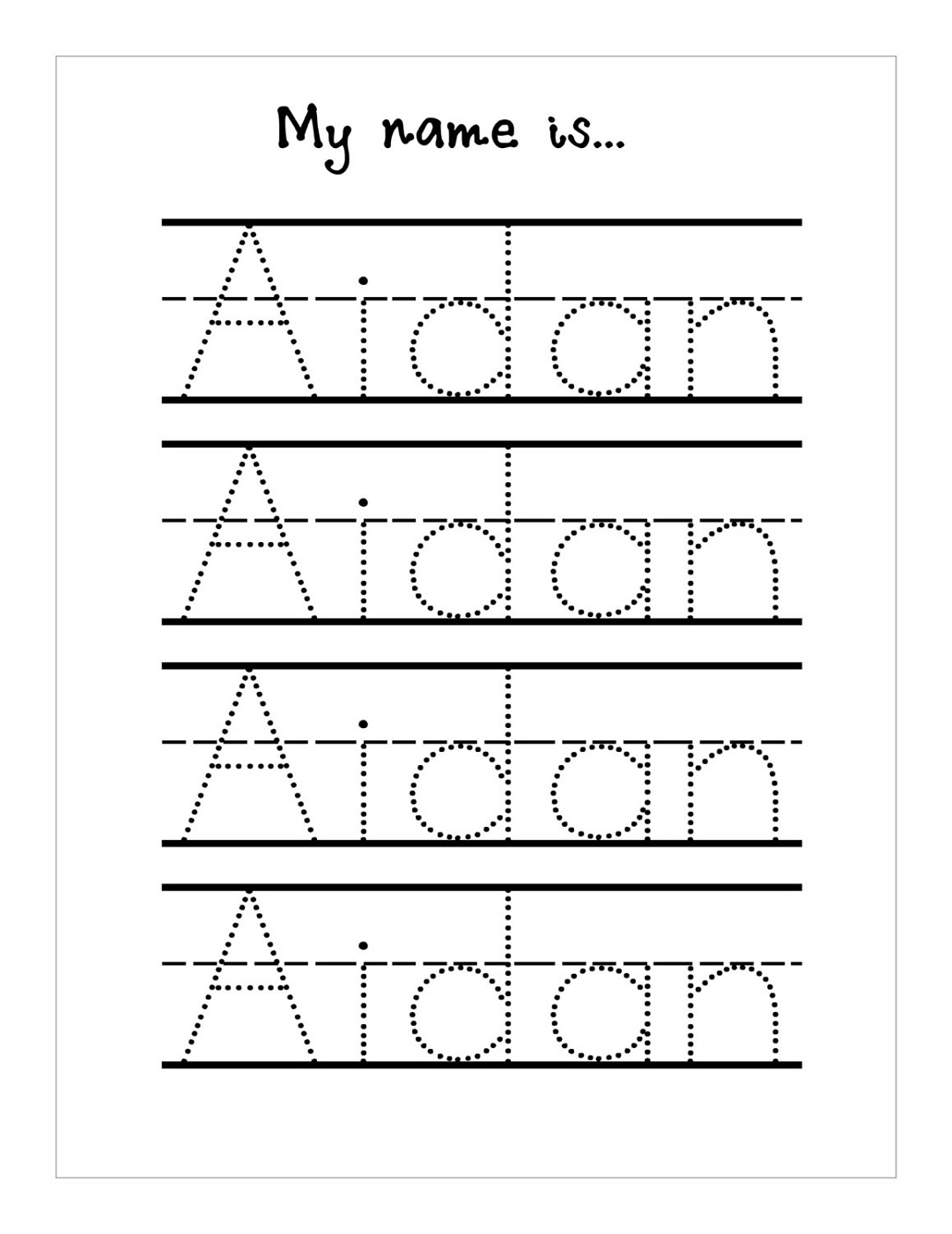 Kindergarten Name Worksheets Worksheets For All