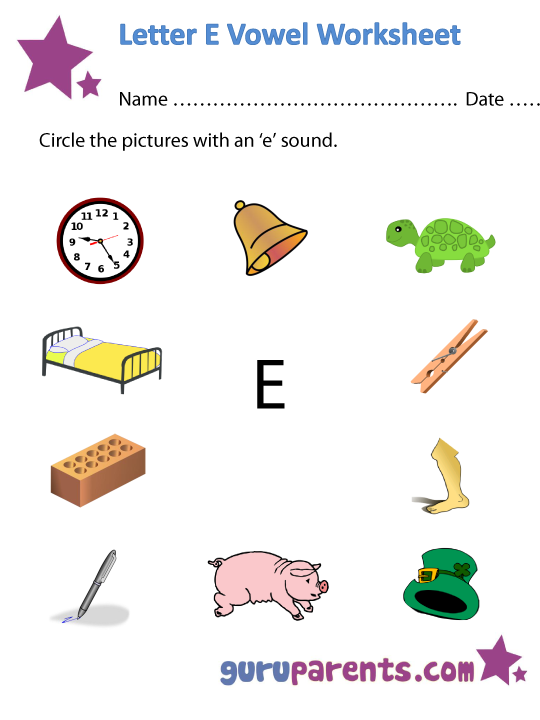 Letter E Sounds Worksheets The Best Worksheets Image Collection