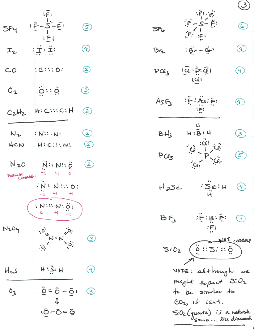 Lewis Dot Structure Worksheet Answers Worksheets For All