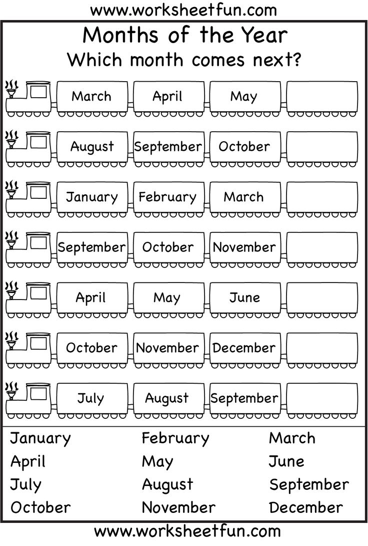 Months Of The Year 1Âª Eval