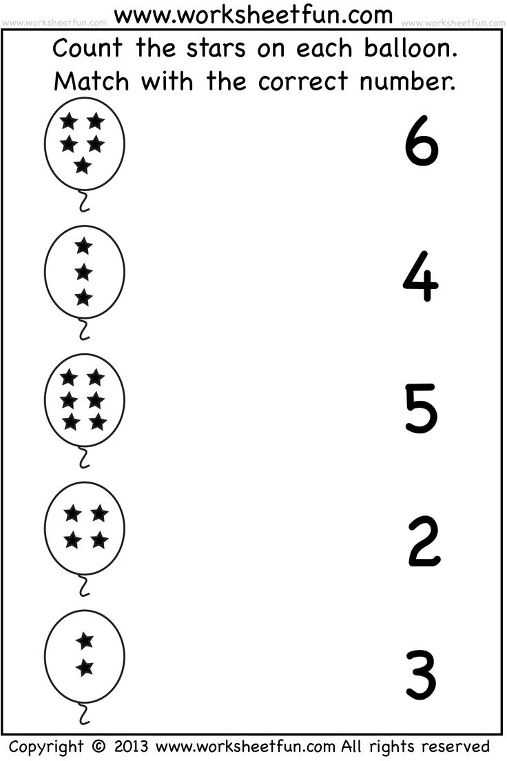 Number Worksheets For Pre K Worksheets For All
