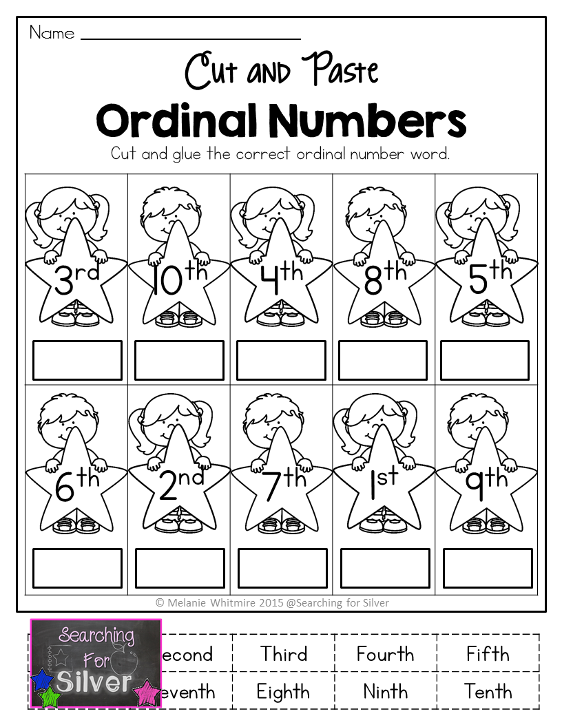 Ordinal Numbers Printables And Activities