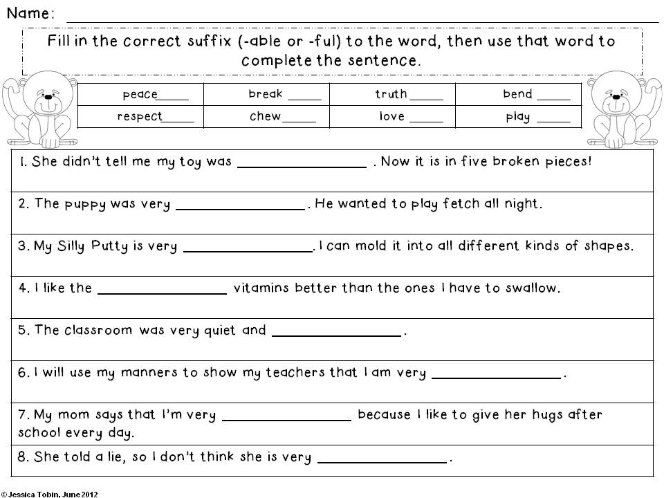Prefixes And Suffixes Worksheets 2nd Grade The Best Worksheets