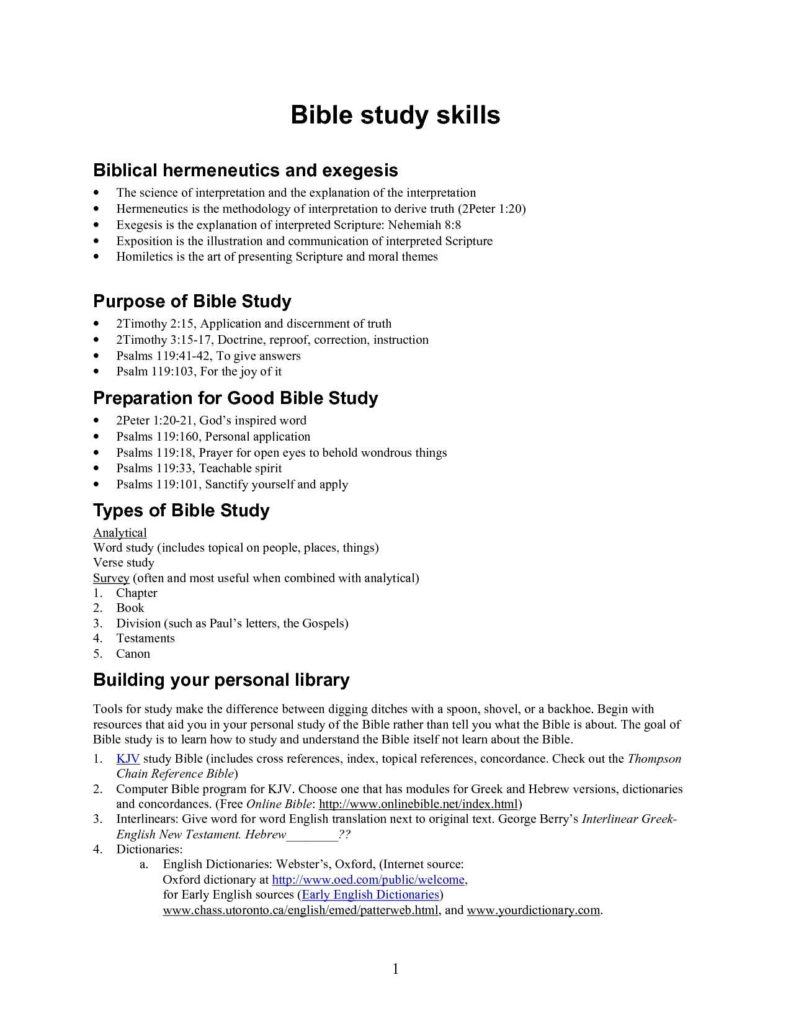 Printable Bible Worksheets For Adults Worksheets For All