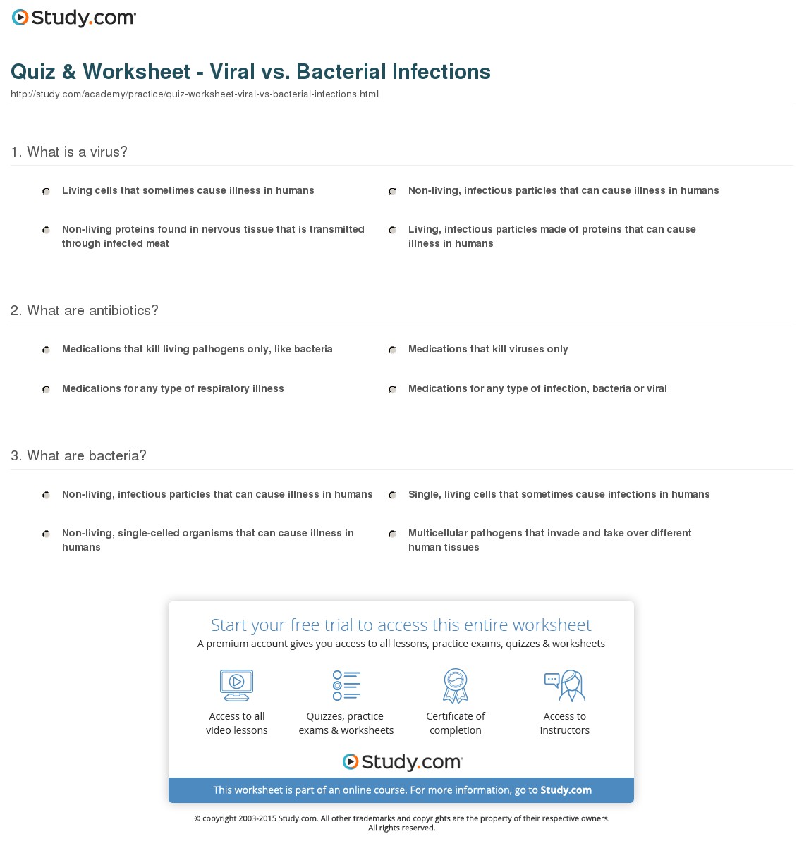 Quiz & Worksheet