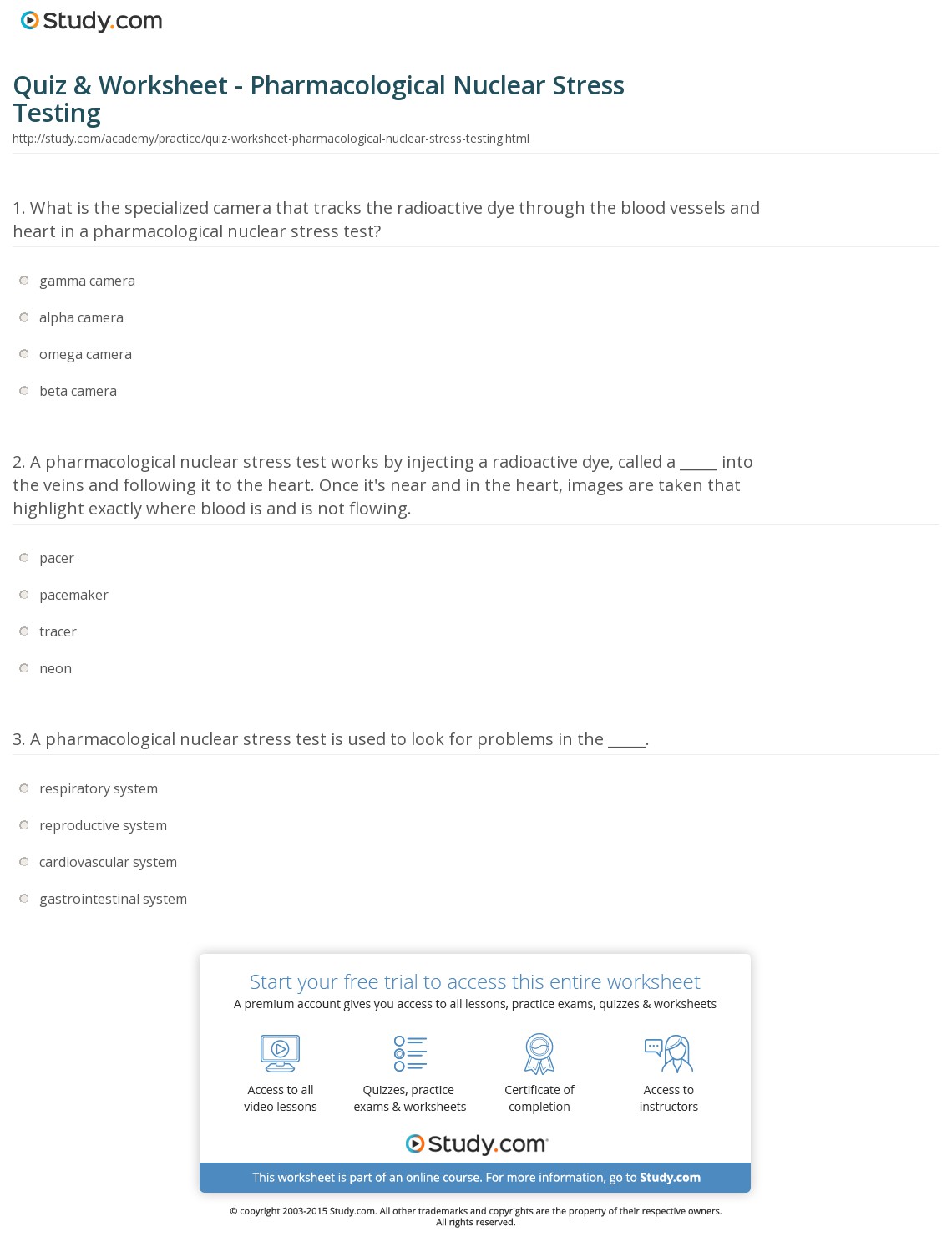 Quiz & Worksheet