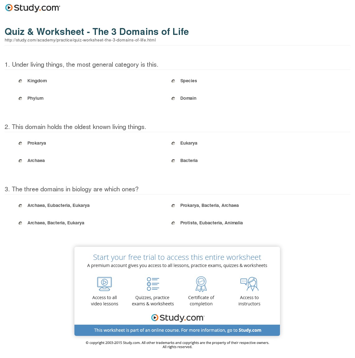 Quiz & Worksheet
