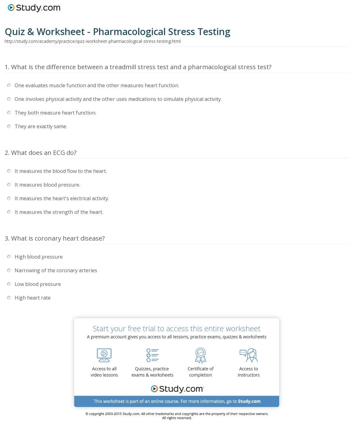 Quiz & Worksheet