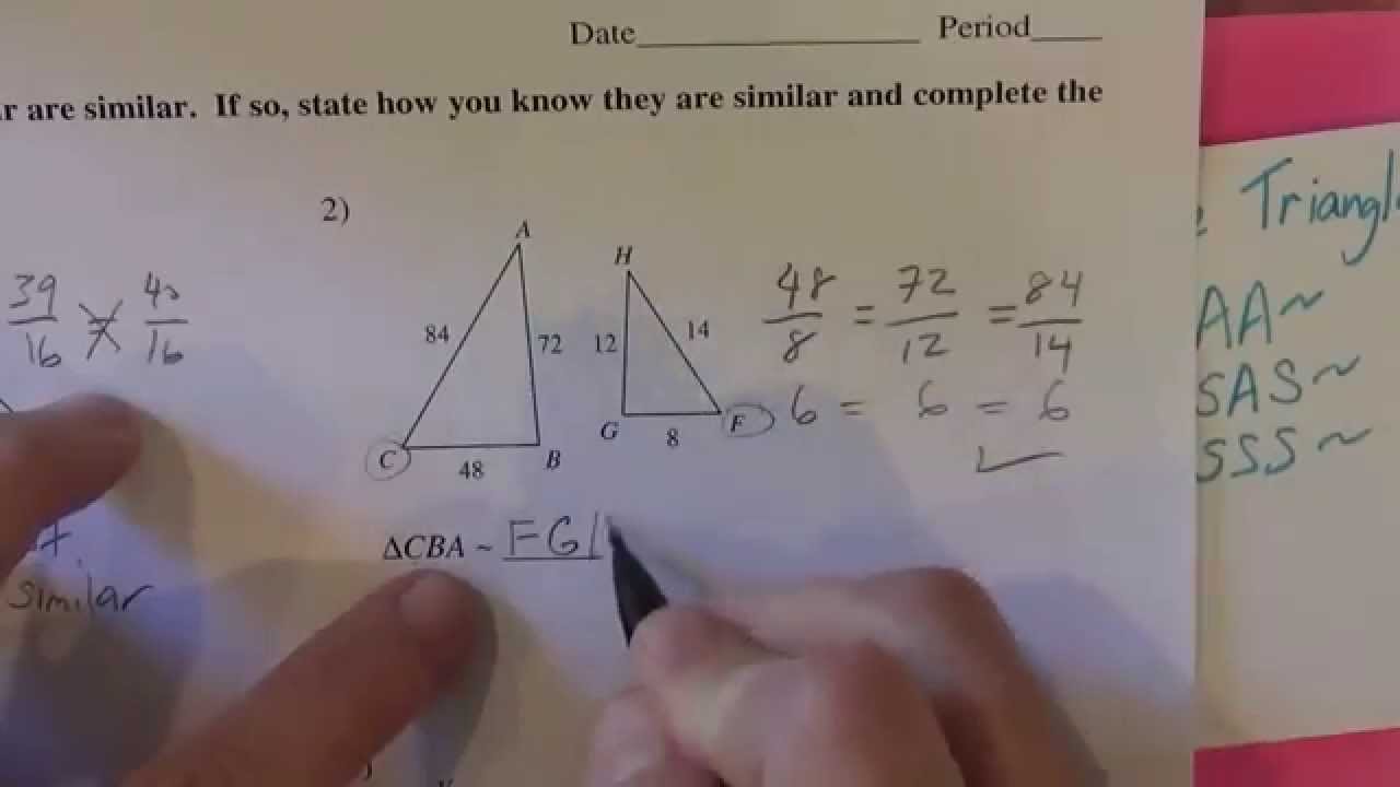 Similar Triangles Kutasoftware  1