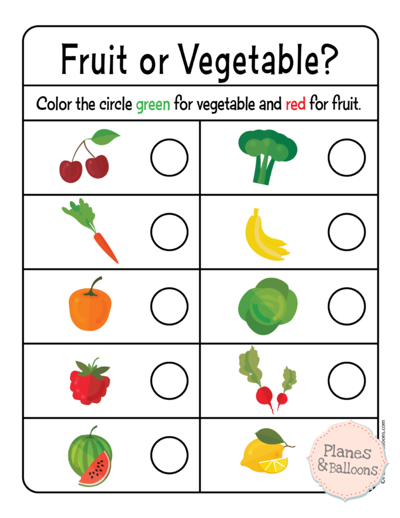 Sorting Worksheets For Preschool To Teach Concepts Beyond Color Or