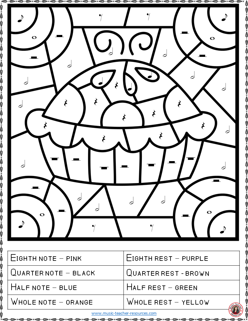Thanksgiving Music  26 Thanksgiving Music Coloring Pages