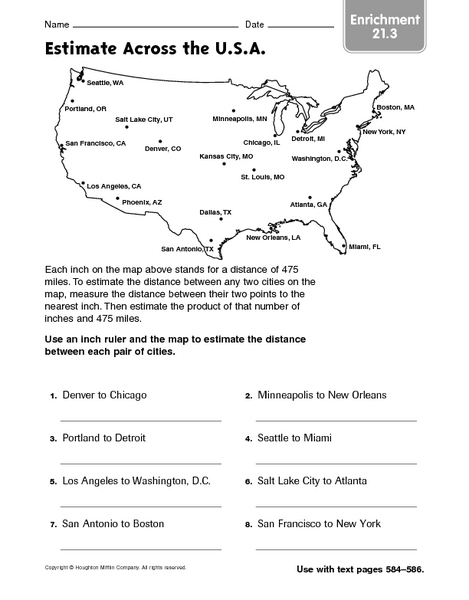 Using Map Scale Worksheet The Best Worksheets Image Collection