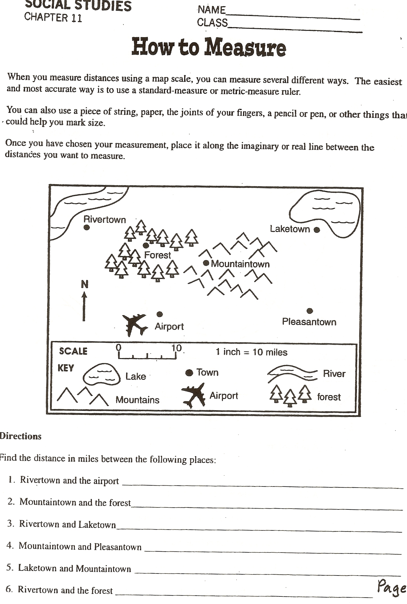 Using Map Scale Worksheet The Best Worksheets Image Collection