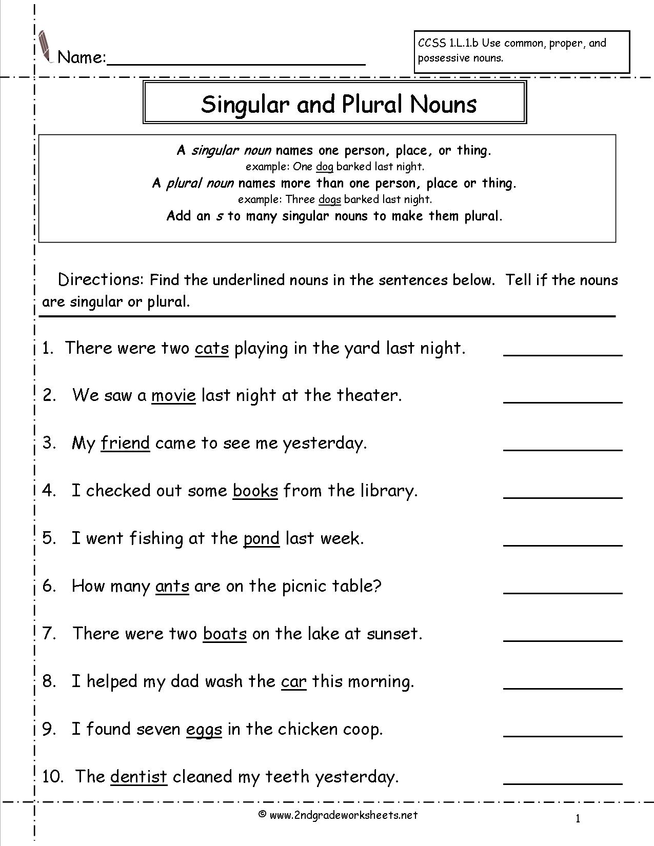 Worksheets