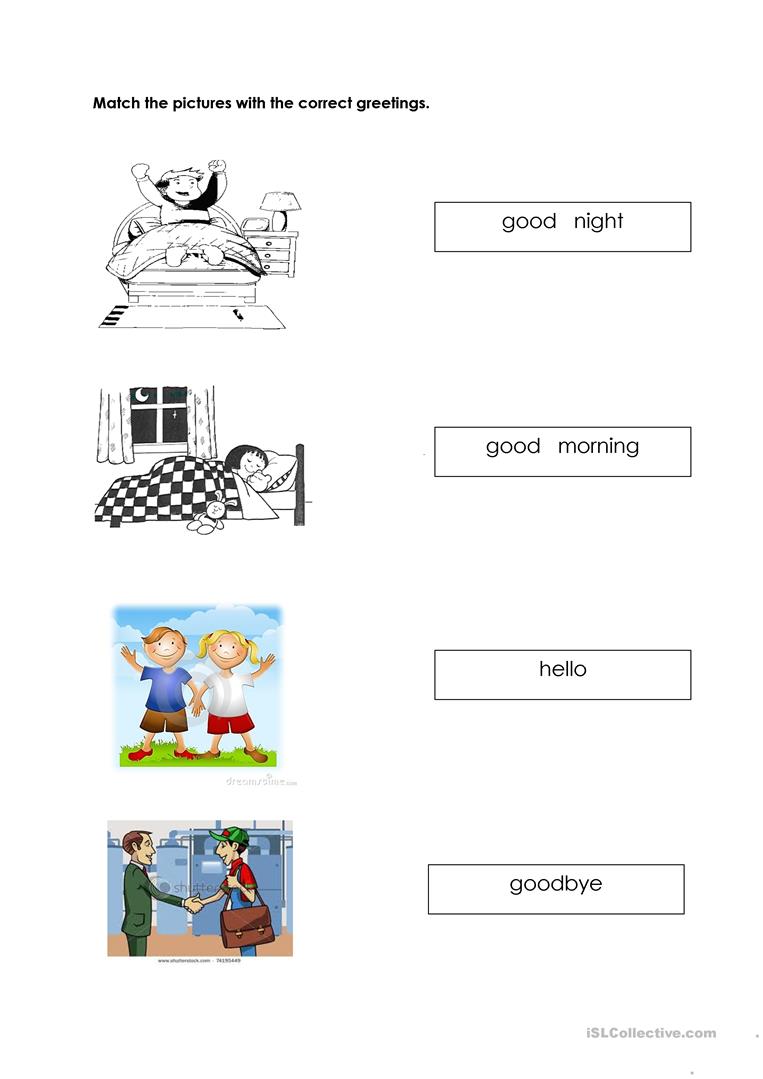 161 Free Esl Greetings Worksheets