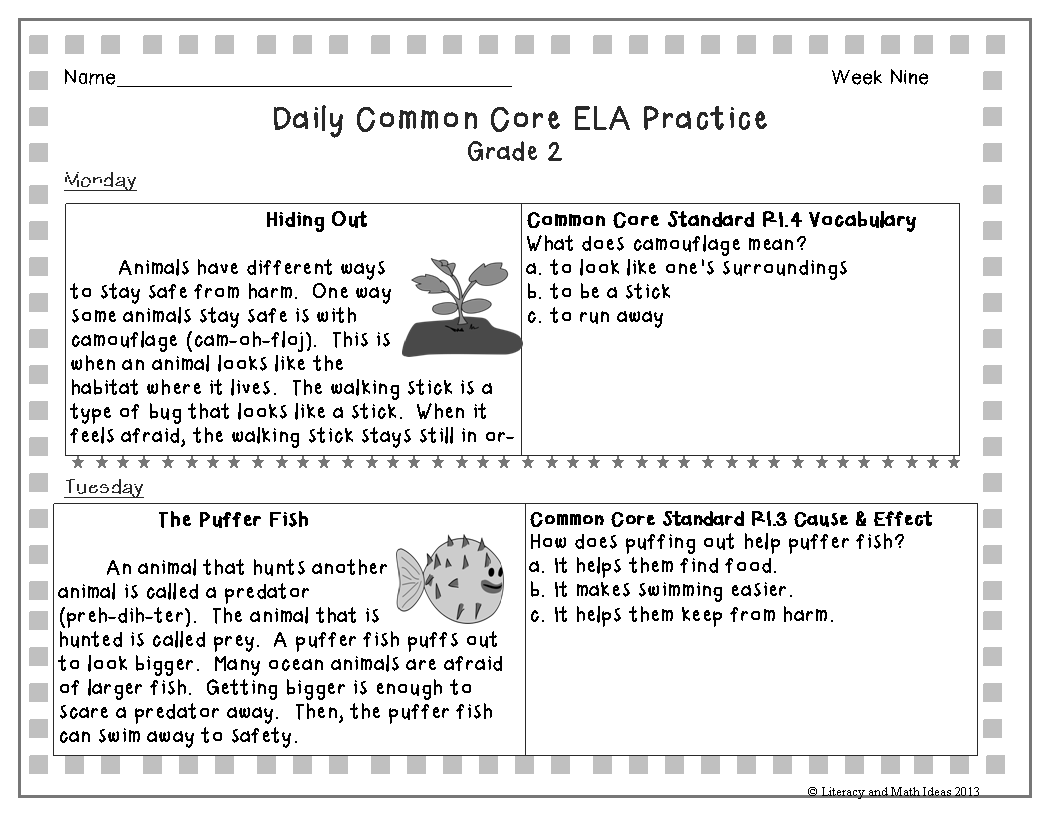 2nd Grade Math Worksheets Common Core Worksheets For All