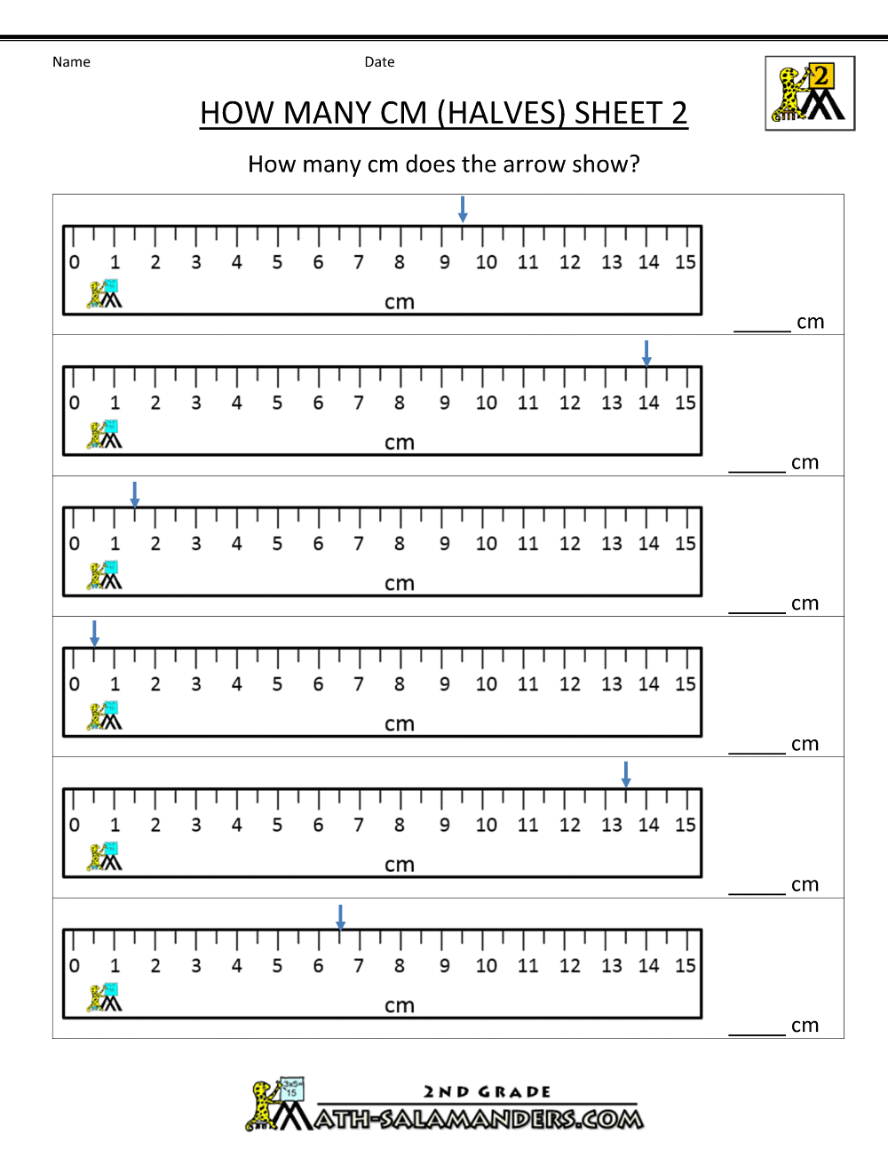 2nd Grade Measuring Worksheets Worksheets For All