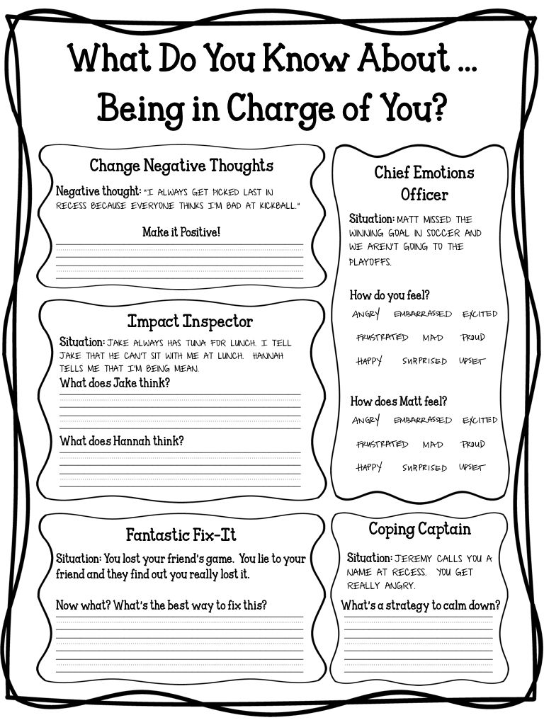 A Cbt Counseling Game  Coping, Problem Solving, Perspective Taking