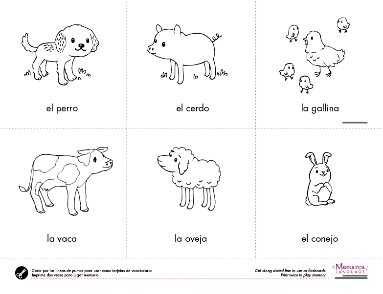 Animals In Spanish Worksheets The Best Worksheets Image Collection